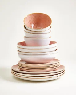 Areia Geschirr-Set pink 16-teilig