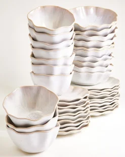Areia Geschirr-Set shell sand 40-teilig