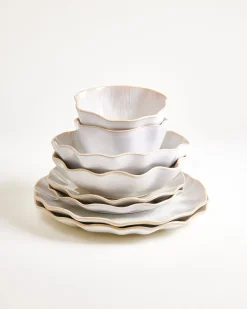 Areia Geschirr-Set shell sand 8-teilig