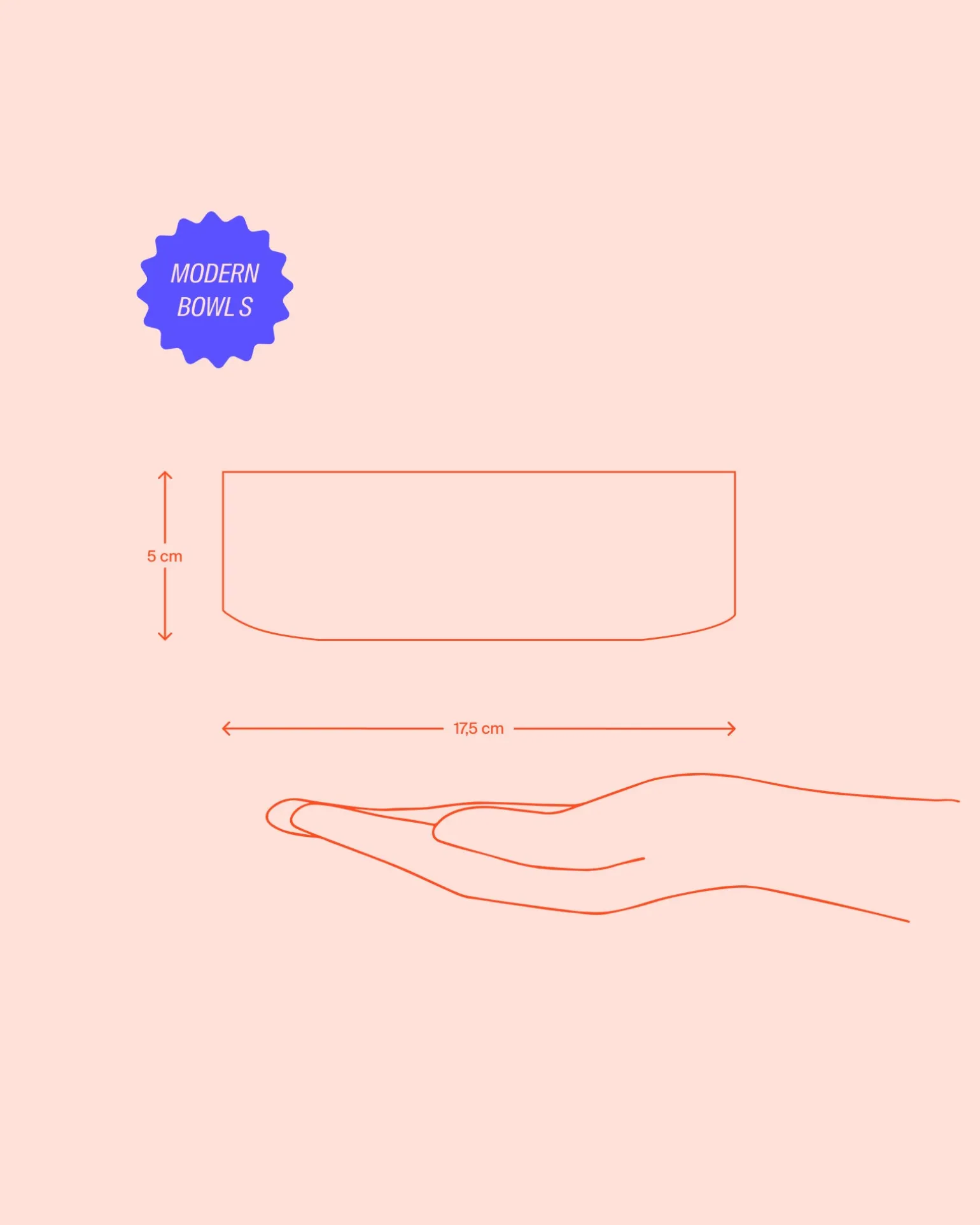 Areia Müslischale modern rosé