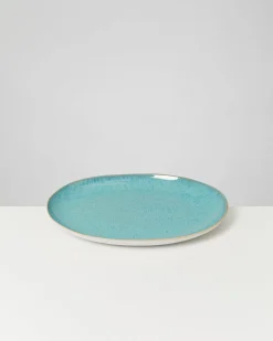 Areia Servierplatte L oval aqua