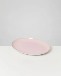 Areia Servierplatte L oval rosé