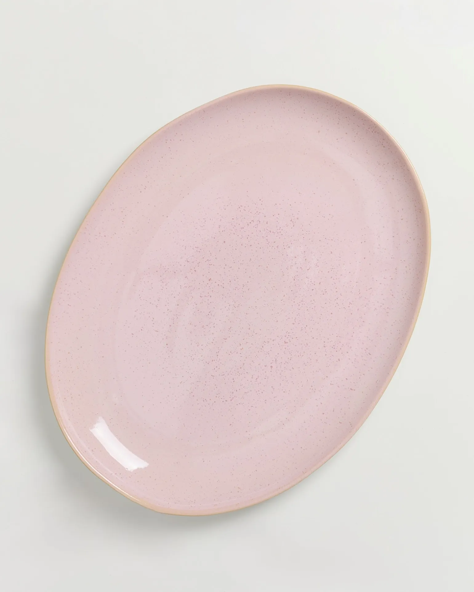 Areia Servierplatte L oval rosé