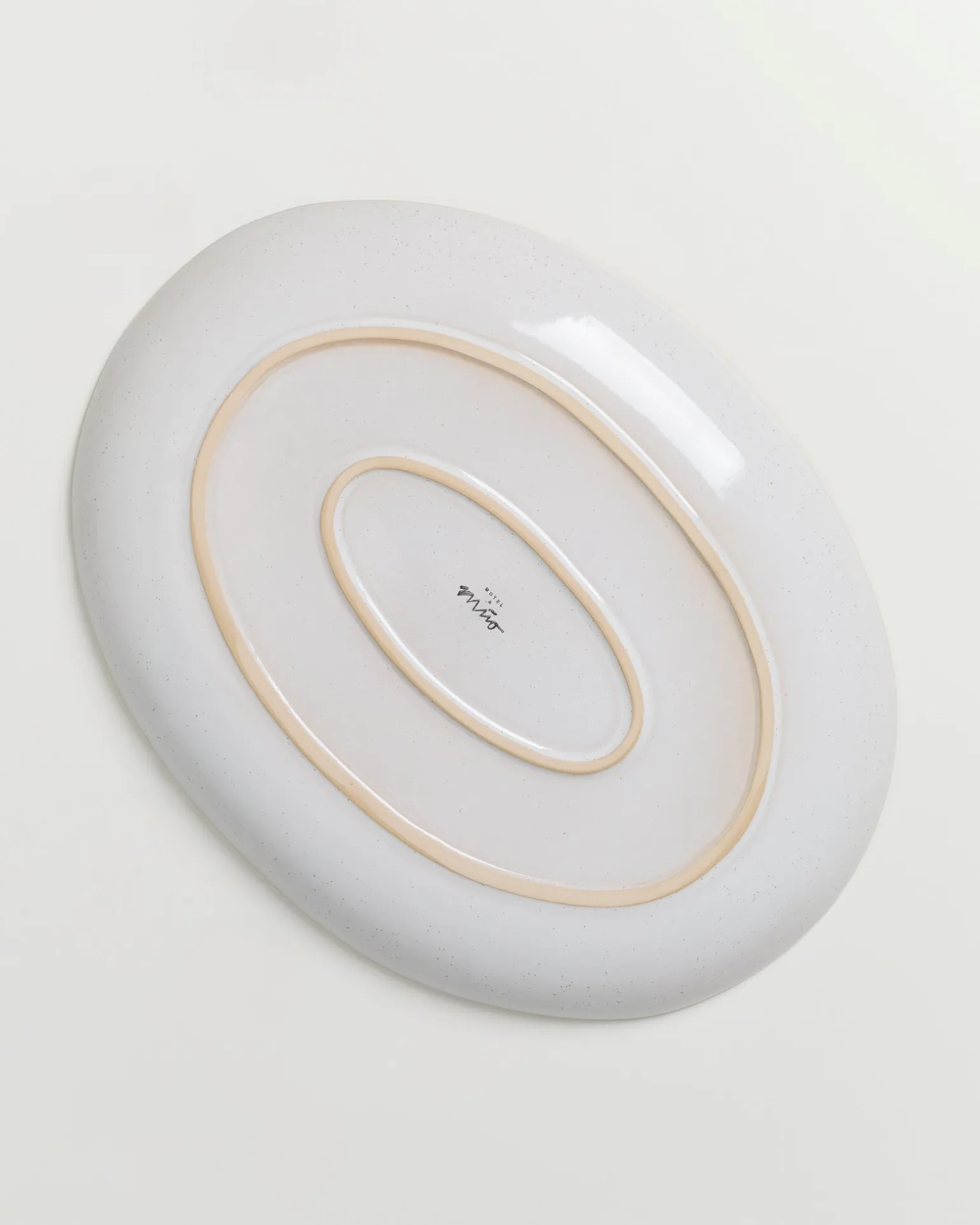 Areia Servierplatte L oval rosé