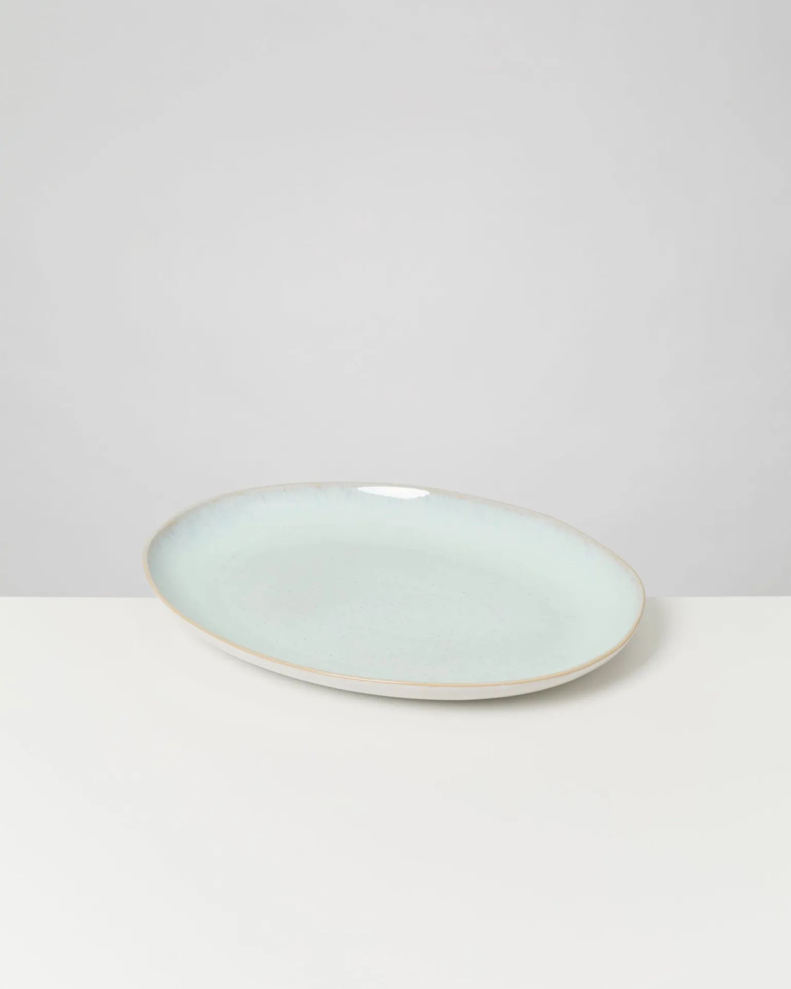 Areia Servierplatte L oval azur