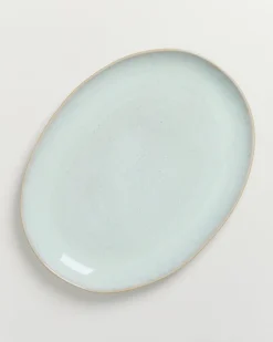 Areia Servierplatte L oval azur