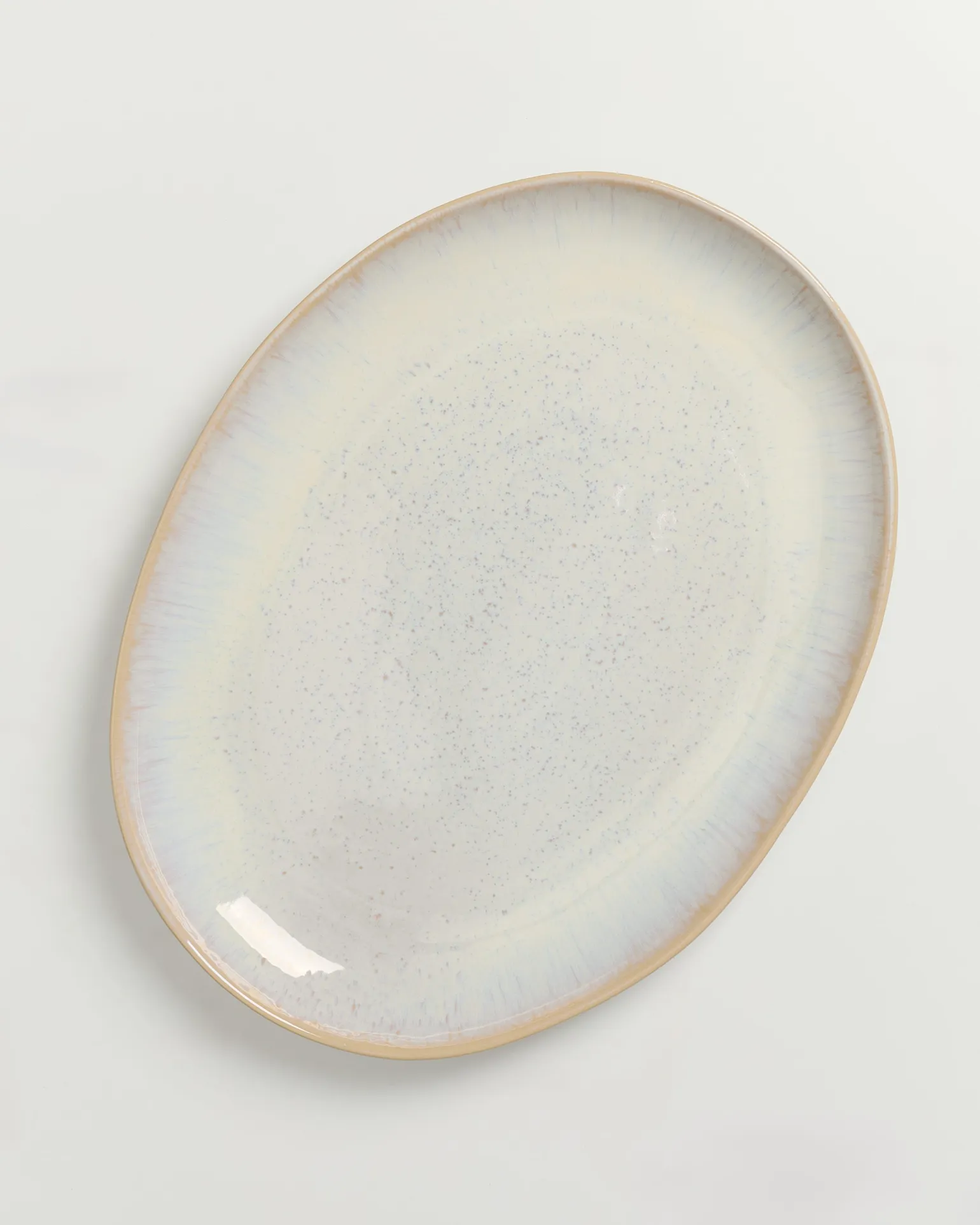 Areia Servierplatte L oval sand