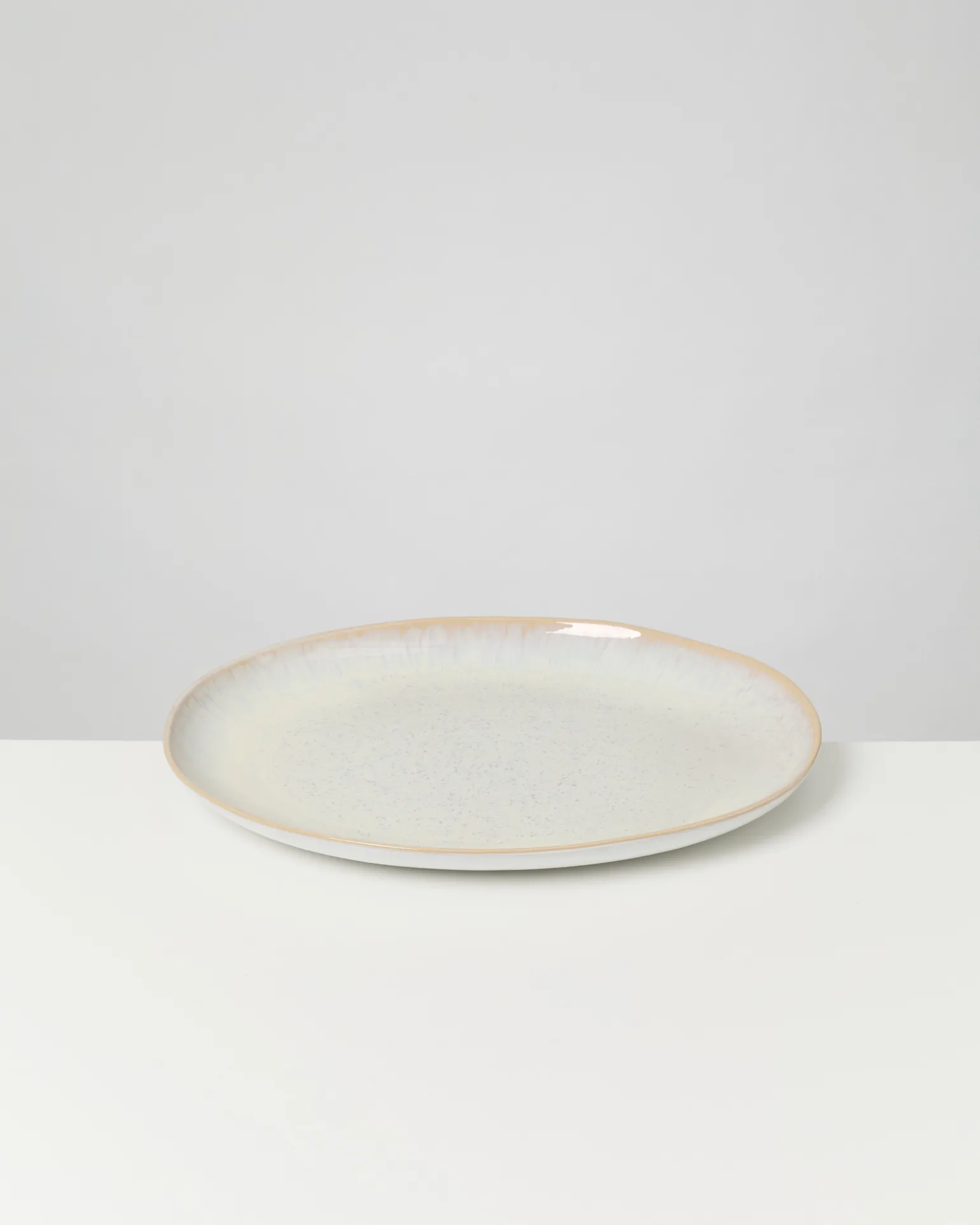 Areia Servierplatte L oval sand