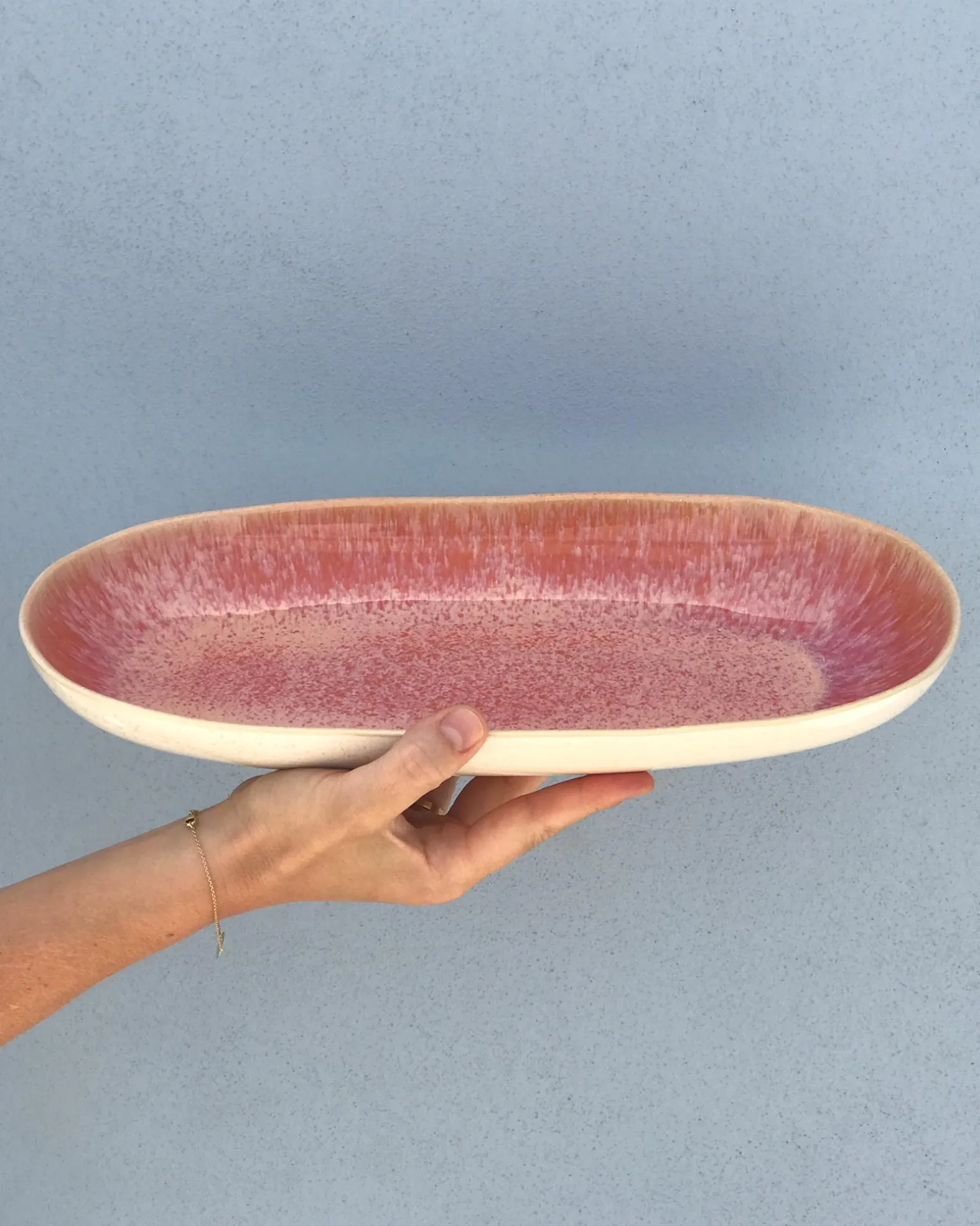 Areia Servierplatte L pink