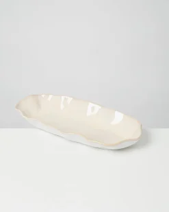 Areia Servierplatte L shell sand