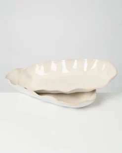 Areia Servierplatte L shell sand