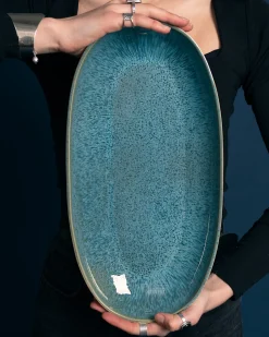 Areia Servierplatte XL aqua