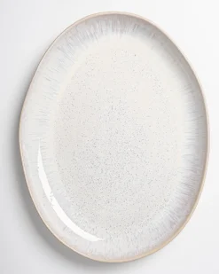 Areia Servierplatte XL oval sand