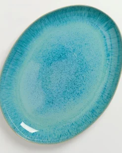 Areia Servierplatte XL oval aqua
