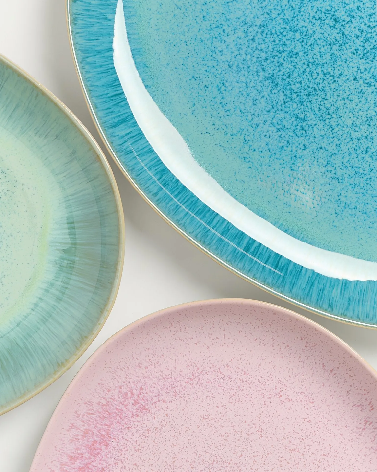 Areia Servierplatte XL oval aqua