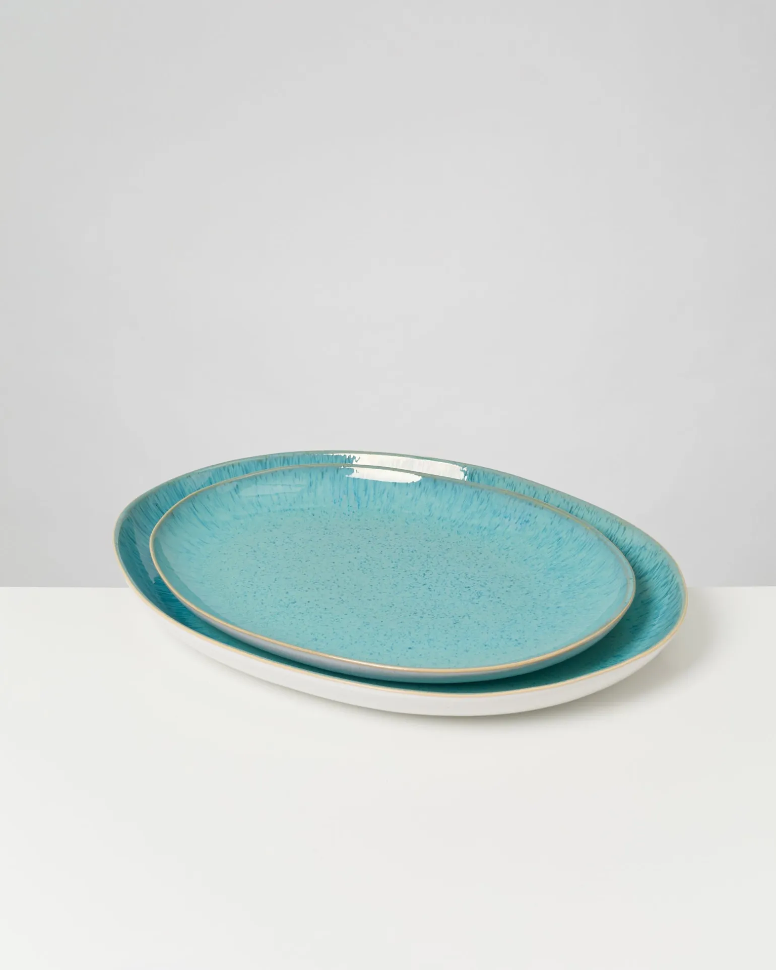 Areia Servierplatte XL oval aqua