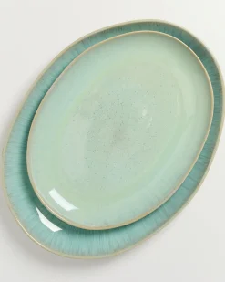 Areia Servierplatte XL oval mint