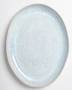 Areia Servierplatte XL oval azur
