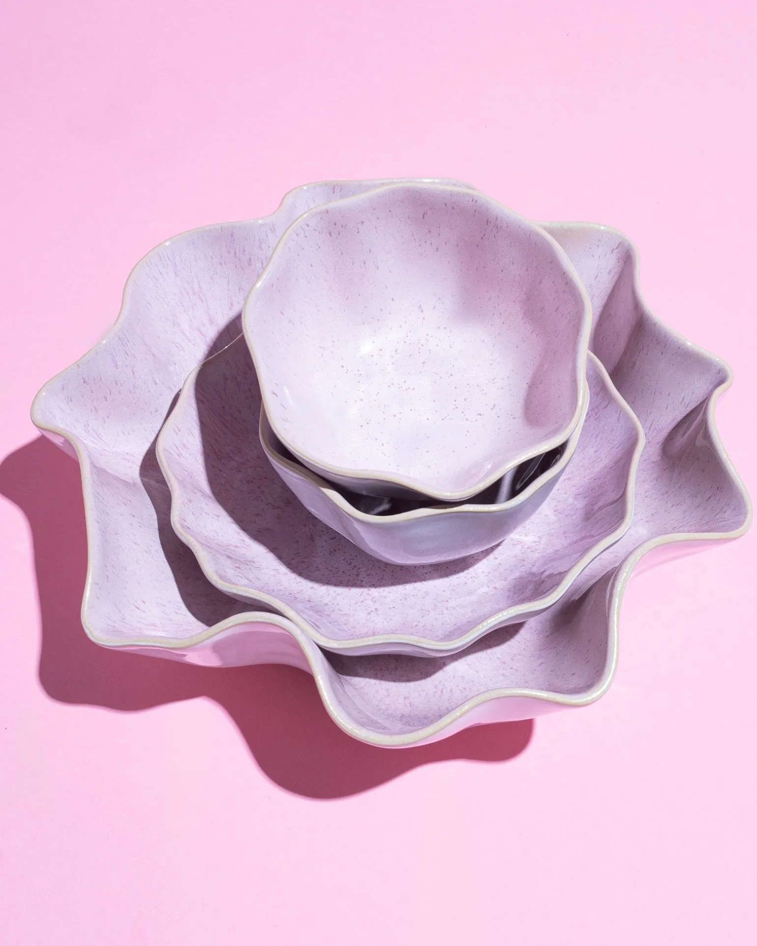 Areia Servierschale groß shell rosé