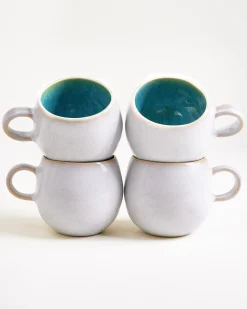 Areia Tasse groß aqua 4er-Set