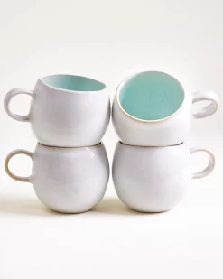 Areia Tasse groß azur 4er-Set