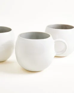 Areia Tasse groß grau 4er-Set