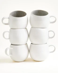 Areia Tasse groß grau 6er-Set