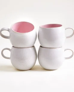 Areia Tasse groß rosé 4er-Set
