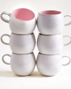 Areia Tasse groß rosé 6er-Set