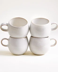 Areia Tasse groß weiß 4er-Set