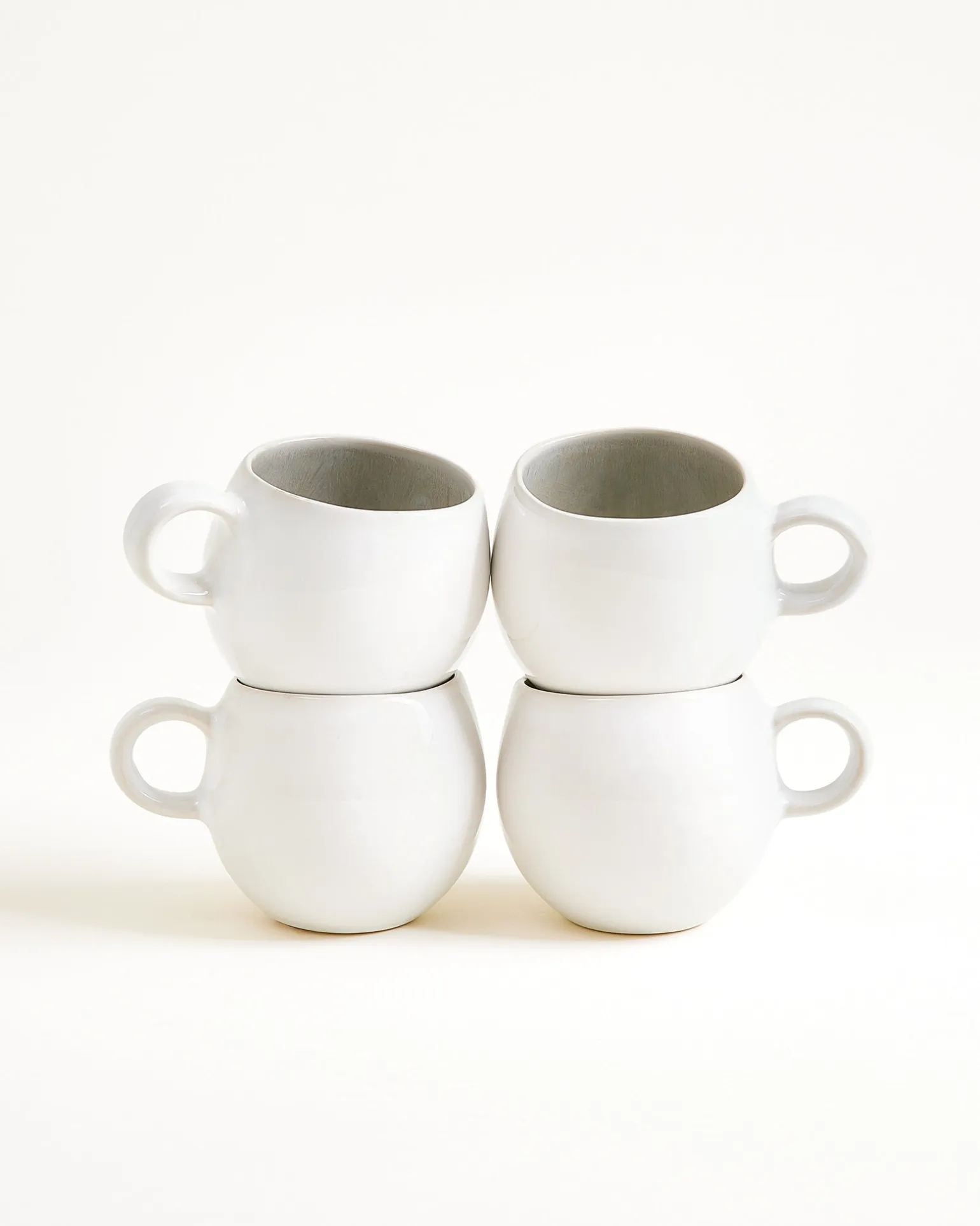 Areia Tasse klein grau 4er-Set