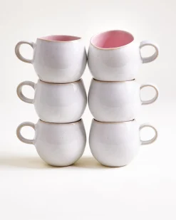 Areia Tasse klein rosé 6er-Set