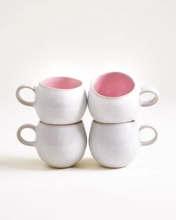 Areia Tasse klein rosé 4er-Set