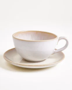 Areia Teetasse & Untertasse groß classic sand 6er-Set