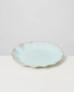 Areia Teller klein shell azur