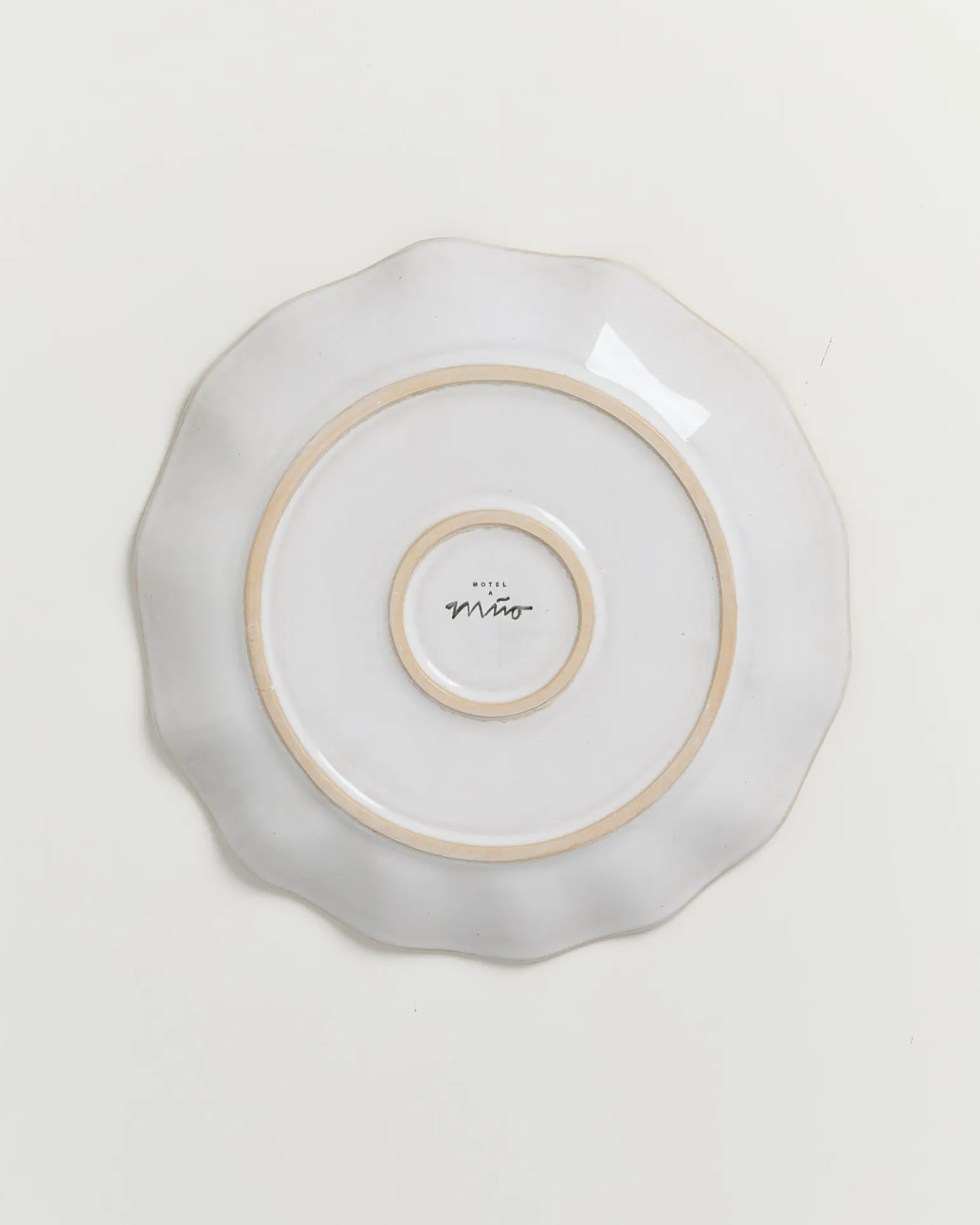 Areia Teller klein shell azur