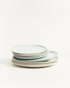 Areia Teller-Set azur 8-teilig