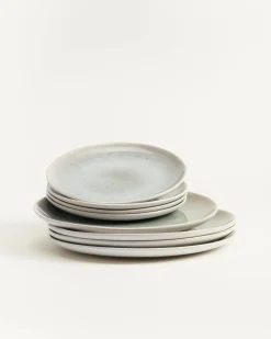 Areia Teller-Set grau 8-teilig