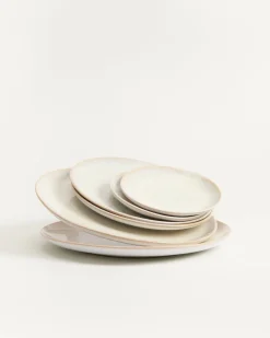 Areia Teller-Set sand 6-teilig