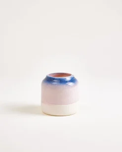 Bebé Vase S gesprenkelt blau rosa