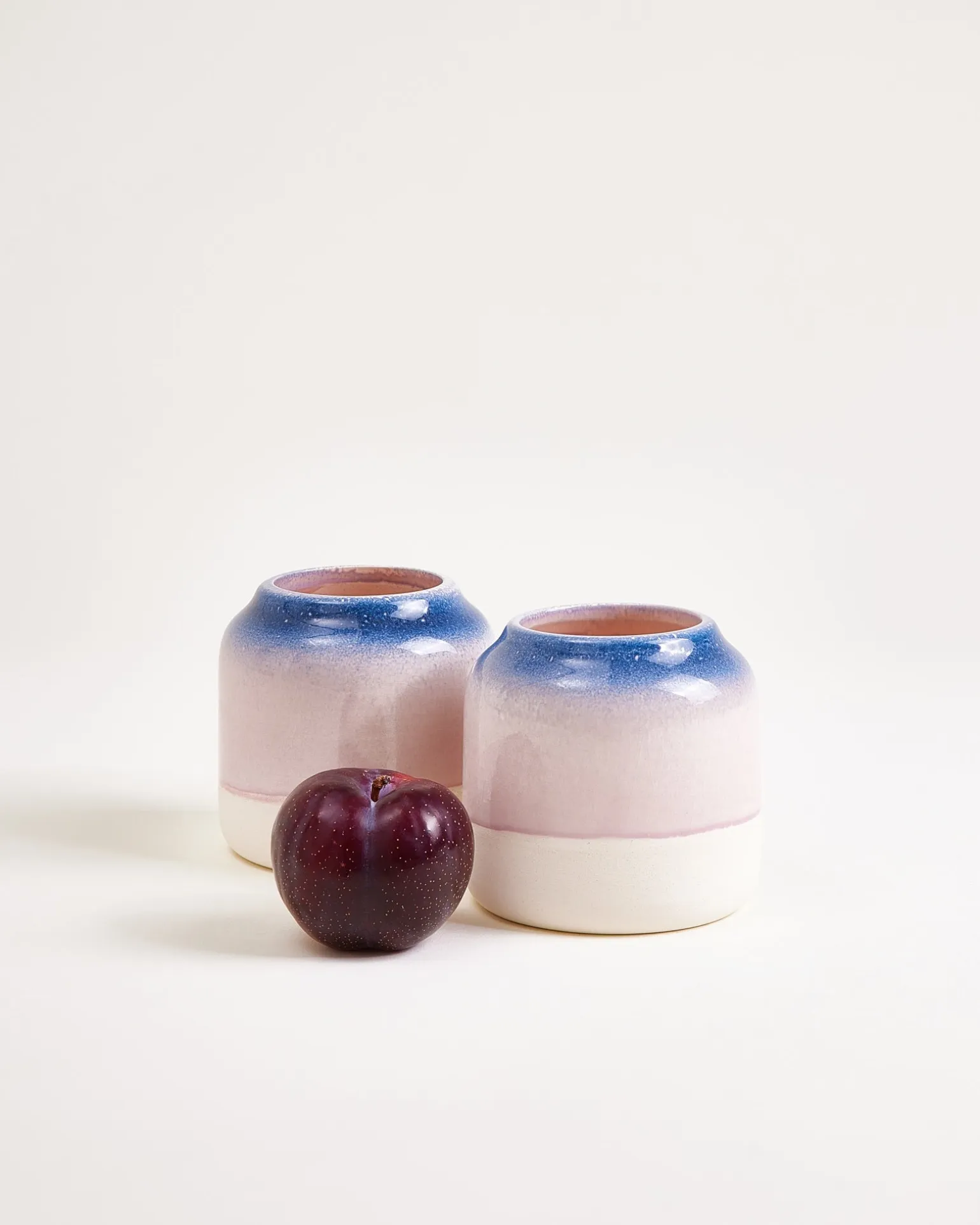Bebé Vase S gesprenkelt blau rosa
