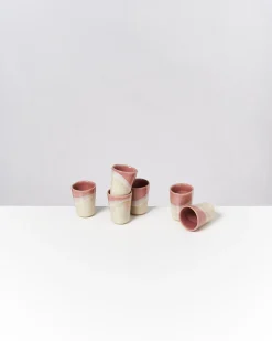 Bica Espressobecher rosa sand 6er-Set