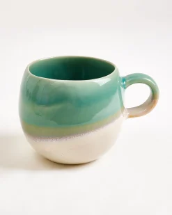 Bica Tasse groß hellgrün sand