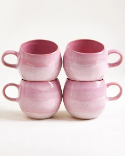 Bica Tasse groß pink 4er-Set
