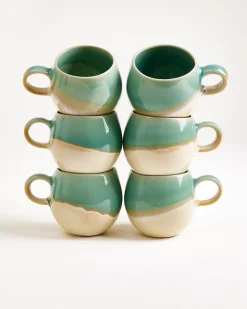 Bica Tasse klein hellgrün sand 6er-Set