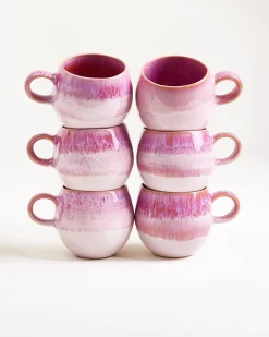 Bica Tasse klein pink 6er-Set