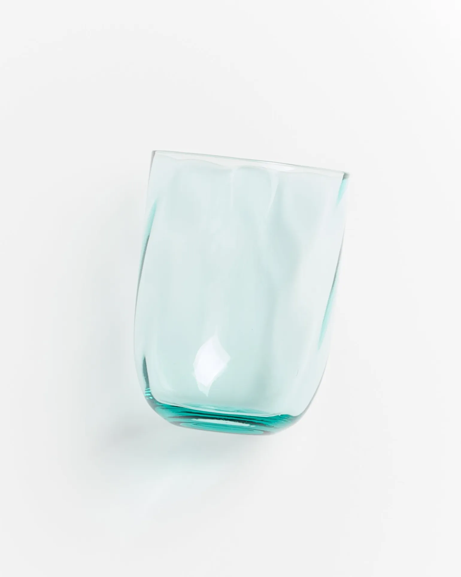 Calma Glas groß swirl grün