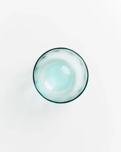 Calma Glas groß swirl grün