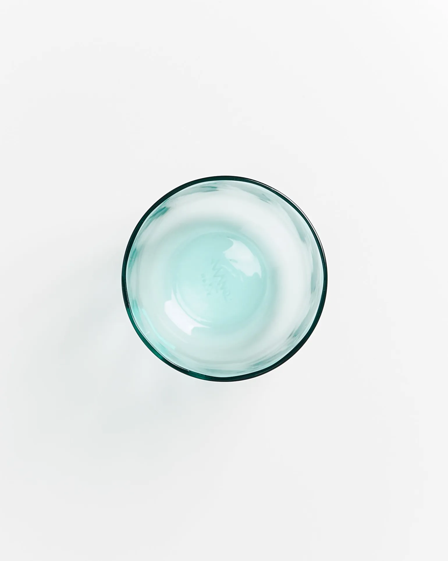 Calma Glas groß swirl grün