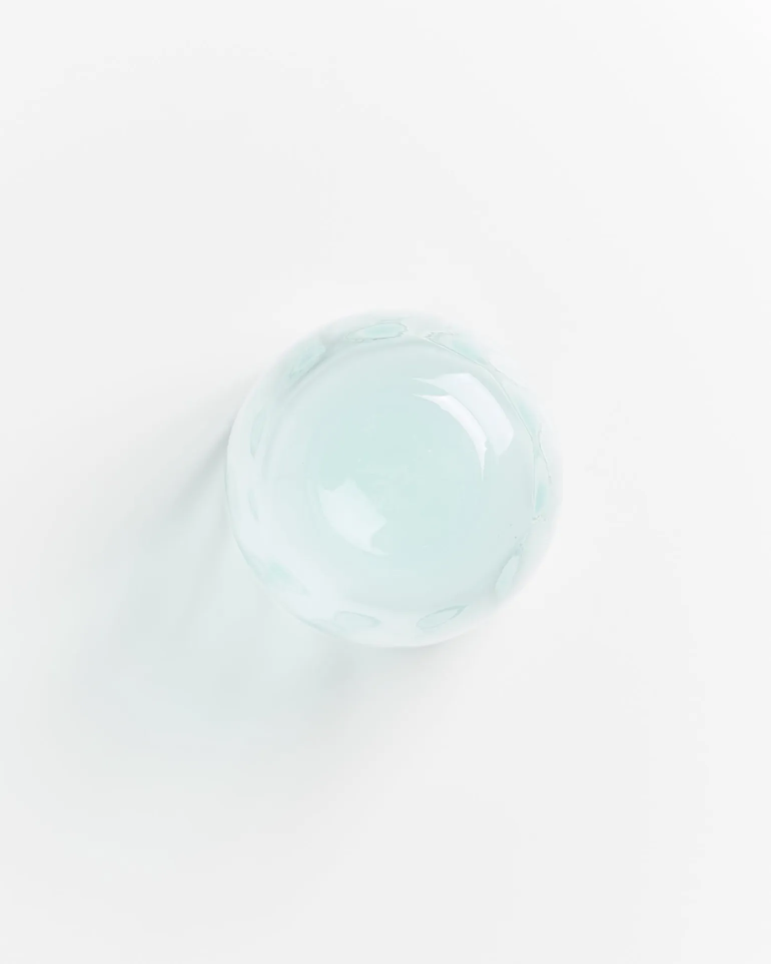Calma Glas groß swirl grün